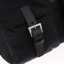 PRADA Backpack Nylon Black Silver Auth 191867M-21