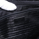 PRADA Backpack Nylon Black Silver Auth 191867M-24