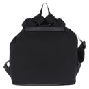 PRADA Backpack Nylon Black Silver Auth 191867M-2