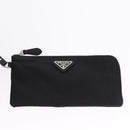 PRADA Backpack Nylon Black Silver Auth 191867M-31
