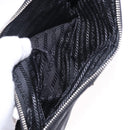 PRADA Backpack Nylon Black Silver Auth 191867M-33