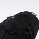 PRADA Backpack Nylon Black Silver Auth 191867M-6