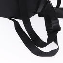 PRADA Backpack Nylon Black Silver Auth 191867M-8