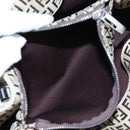 FENDI Zucchino Canvas Hand Bag Beige Silver Auth 191868V-21