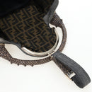 FENDI Shoulder Bag Denim Gray Gold Auth 191869SAV-17