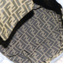 FENDI Shoulder Bag Denim Gray Gold Auth 191869SAV-20