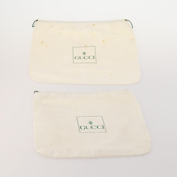 GUCCI Dust Bag Cotton Set of 20 Beige Auth 191873