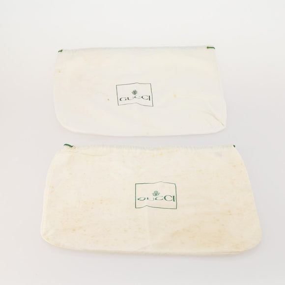 GUCCI Dust Bag Cotton Set of 20 Beige Auth 191873