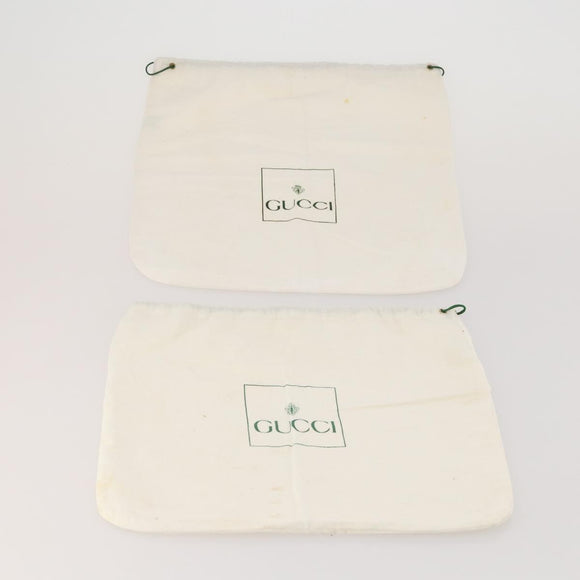 GUCCI Dust Bag Cotton Set of 20 Beige Auth 191873