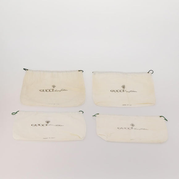 GUCCI Dust Bag Cotton Set of 20 White Auth 191874