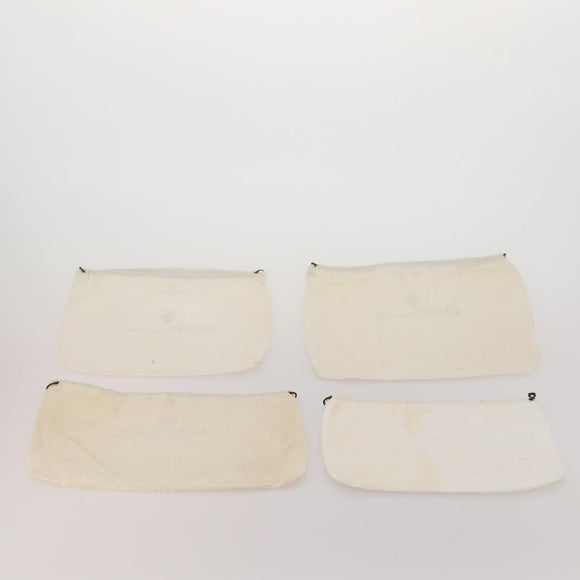 GUCCI Dust Bag Cotton Set of 20 White Auth 191874
