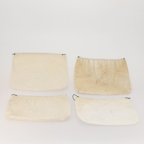 GUCCI Dust Bag cotton Set of 30 Beige Auth 191875