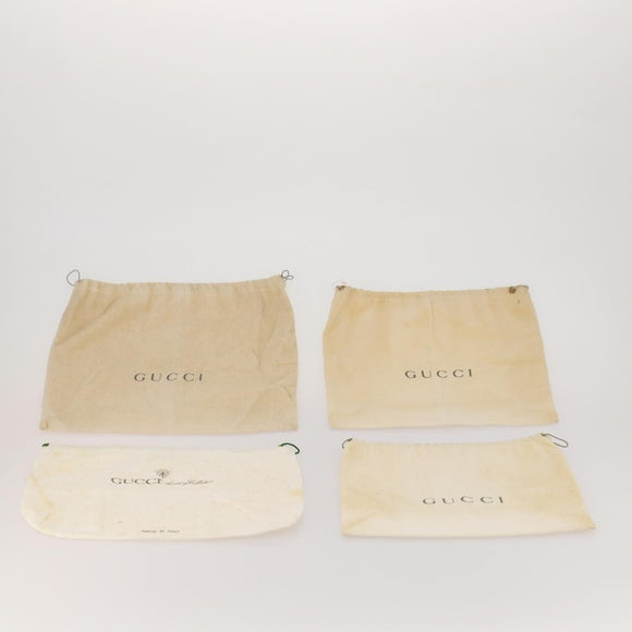 GUCCI Dust Bag cotton Set of 30 Beige Auth 191875