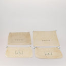 GUCCI Dust Bag cotton Set of 30 Beige Auth 191875-6