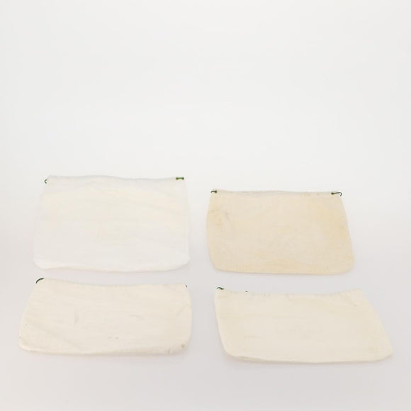 GUCCI Dust Bag Cotton Set of 20 White Auth 191876