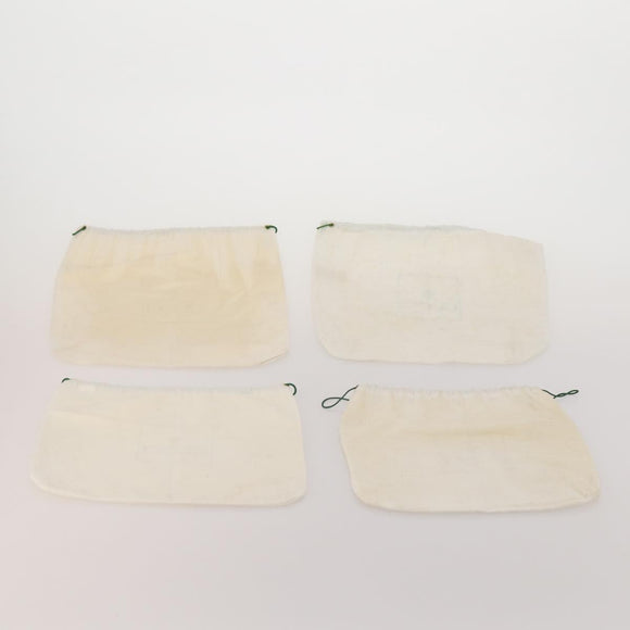 GUCCI Dust Bag Cotton Set of 20 White Auth 191876
