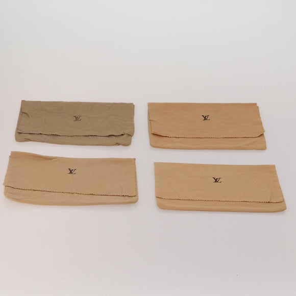 LOUIS VUITTON Dust Bag Cotton Set of 26 Beige LV Auth 191877