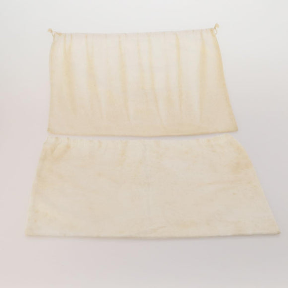 PRADA Dust Bag Cotton Set of 20 White Auth 191878