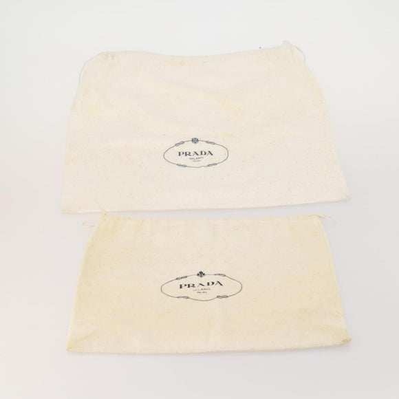 PRADA Dust Bag Cotton Set of 20 White Auth 191878