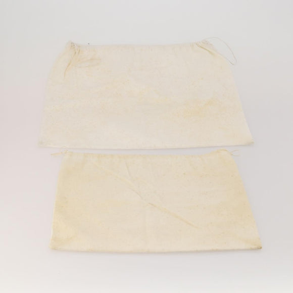 PRADA Dust Bag Cotton Set of 20 White Auth 191878