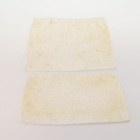 PRADA Dust Bag Cotton Set of 20 White Auth 191878