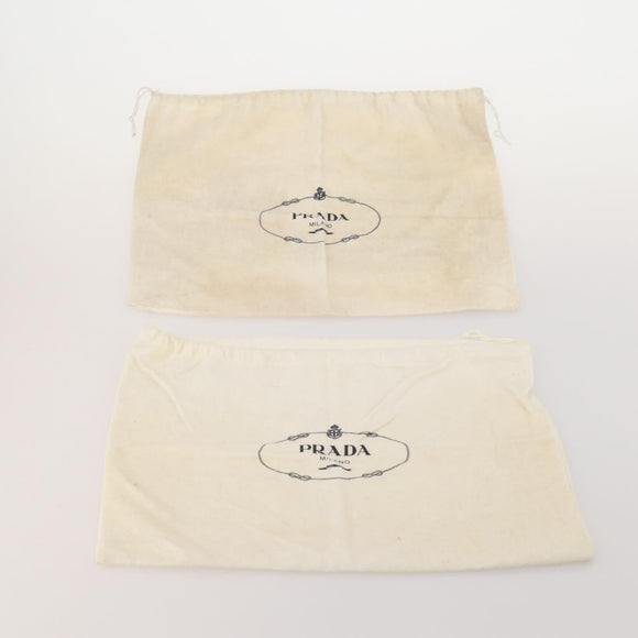 PRADA Dust Bag Cotton Set of 20 White Auth 191878