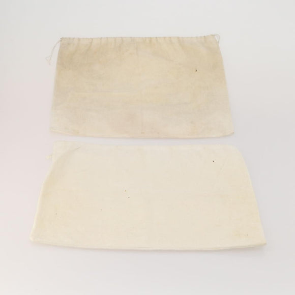 PRADA Dust Bag Cotton Set of 20 White Auth 191878