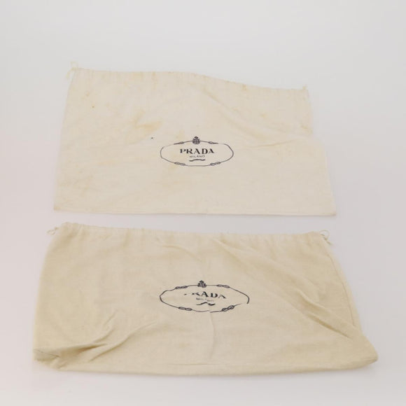 PRADA Dust Bag Cotton Set of 20 White Auth 191878