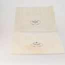 PRADA Dust Bag Cotton Set of 20 White Auth 191878-8