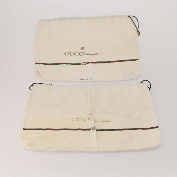 GUCCI Dust Bag Cotton Set of 20 White Auth 191879