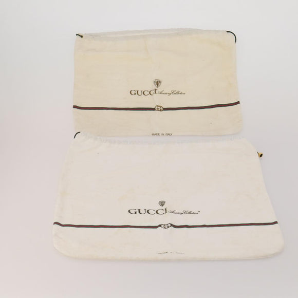 GUCCI Dust Bag Cotton Set of 20 White Auth 191879