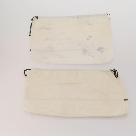 GUCCI Dust Bag Cotton Set of 20 White Auth 191879