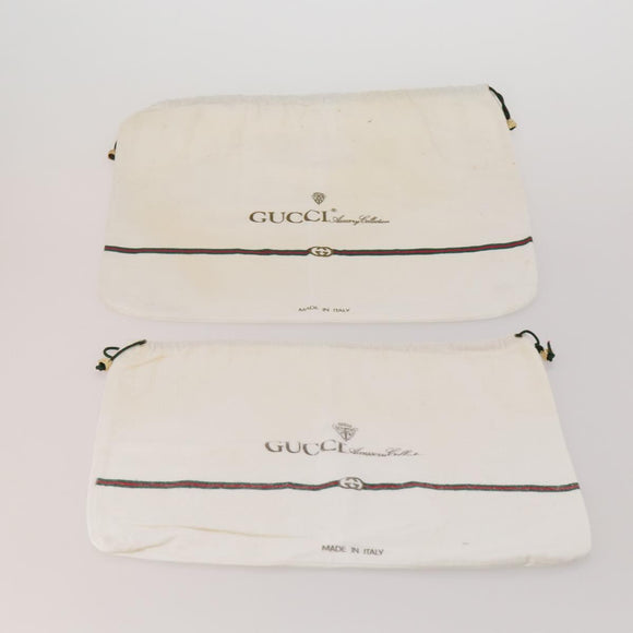 GUCCI Dust Bag Cotton Set of 20 White Auth 191879