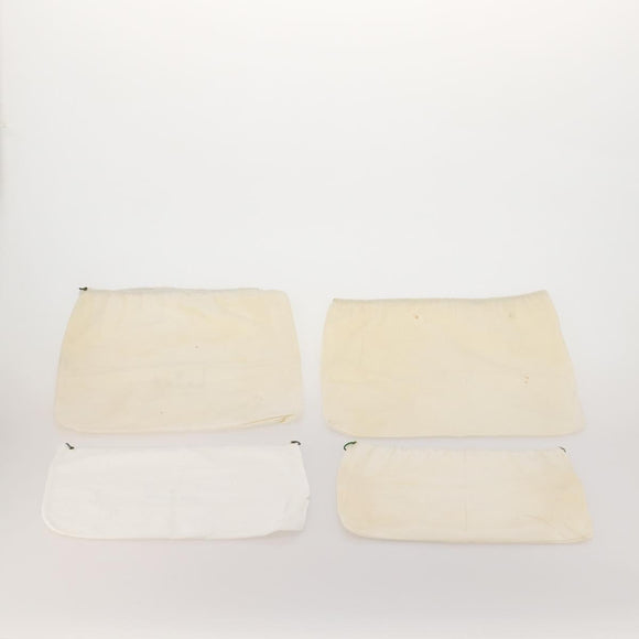 GUCCI Dust Bag Cotton Set of 20 White Auth 191880