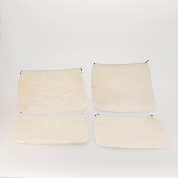 GUCCI Dust Bag Cotton Set of 20 White Auth 191880