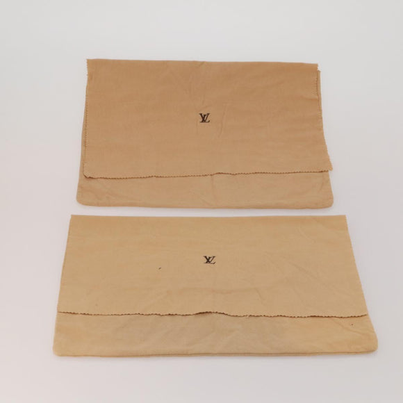 LOUIS VUITTON Dust Bag Cotton Set of 20 Beige LV Auth 191882