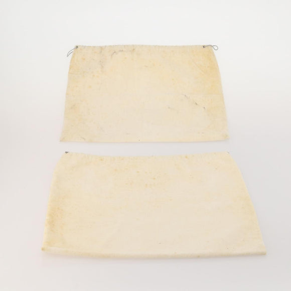 GUCCI Dust Bag Cotton Set of 20 Beige Auth 191884