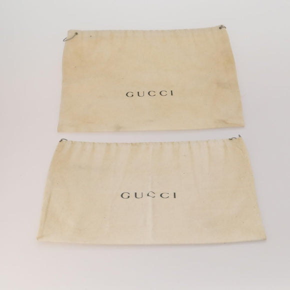 GUCCI Dust Bag Cotton Set of 20 Beige Auth 191884