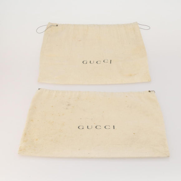 GUCCI Dust Bag Cotton Set of 20 Beige Auth 191884