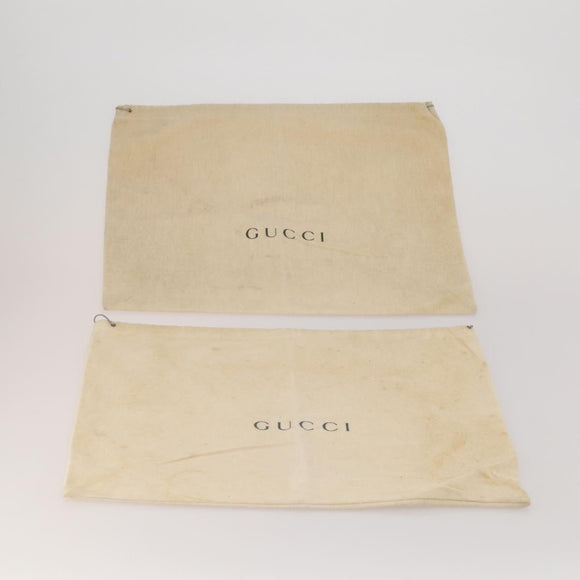 GUCCI Dust Bag Cotton Set of 20 Beige Auth 191884