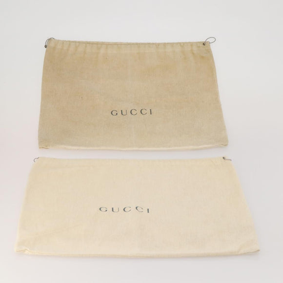 GUCCI Dust Bag Cotton Set of 20 Beige Auth 191884