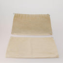 GUCCI Dust Bag Cotton Set of 20 Beige Auth 191884-5