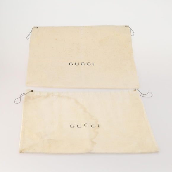GUCCI Dust Bag Cotton Set of 20 Beige Auth 191884