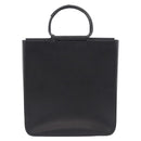 GUCCI Hand Bag Leather Black Silver 002 1118 0462 Auth 191886-2