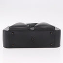 GUCCI Hand Bag Leather Black Silver 002 1118 0462 Auth 191886-5