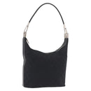 GUCCI GG Canvas Shoulder Bag Black Silver 001 3814 Auth 191887-1