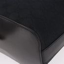 GUCCI GG Canvas Shoulder Bag Black Silver 001 3814 Auth 191887-13