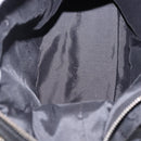 GUCCI GG Canvas Shoulder Bag Black Silver 001 3814 Auth 191887-16