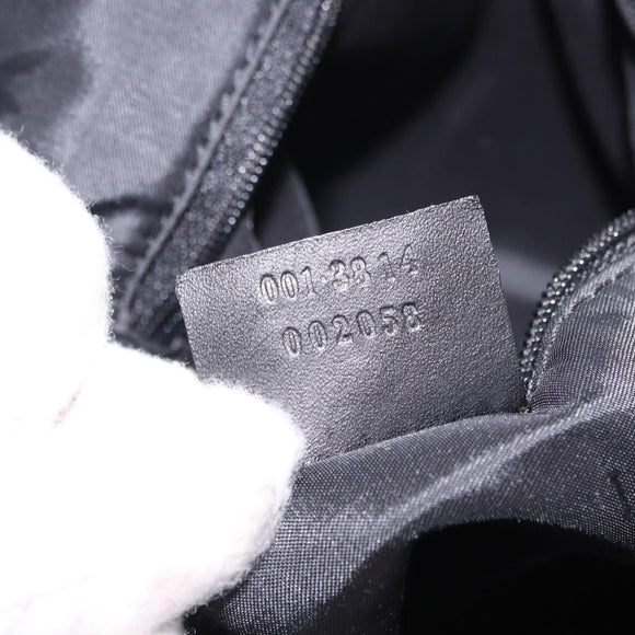 GUCCI GG Canvas Shoulder Bag Black Silver 001 3814 Auth 191887