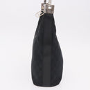 GUCCI GG Canvas Shoulder Bag Black Silver 001 3814 Auth 191887-4
